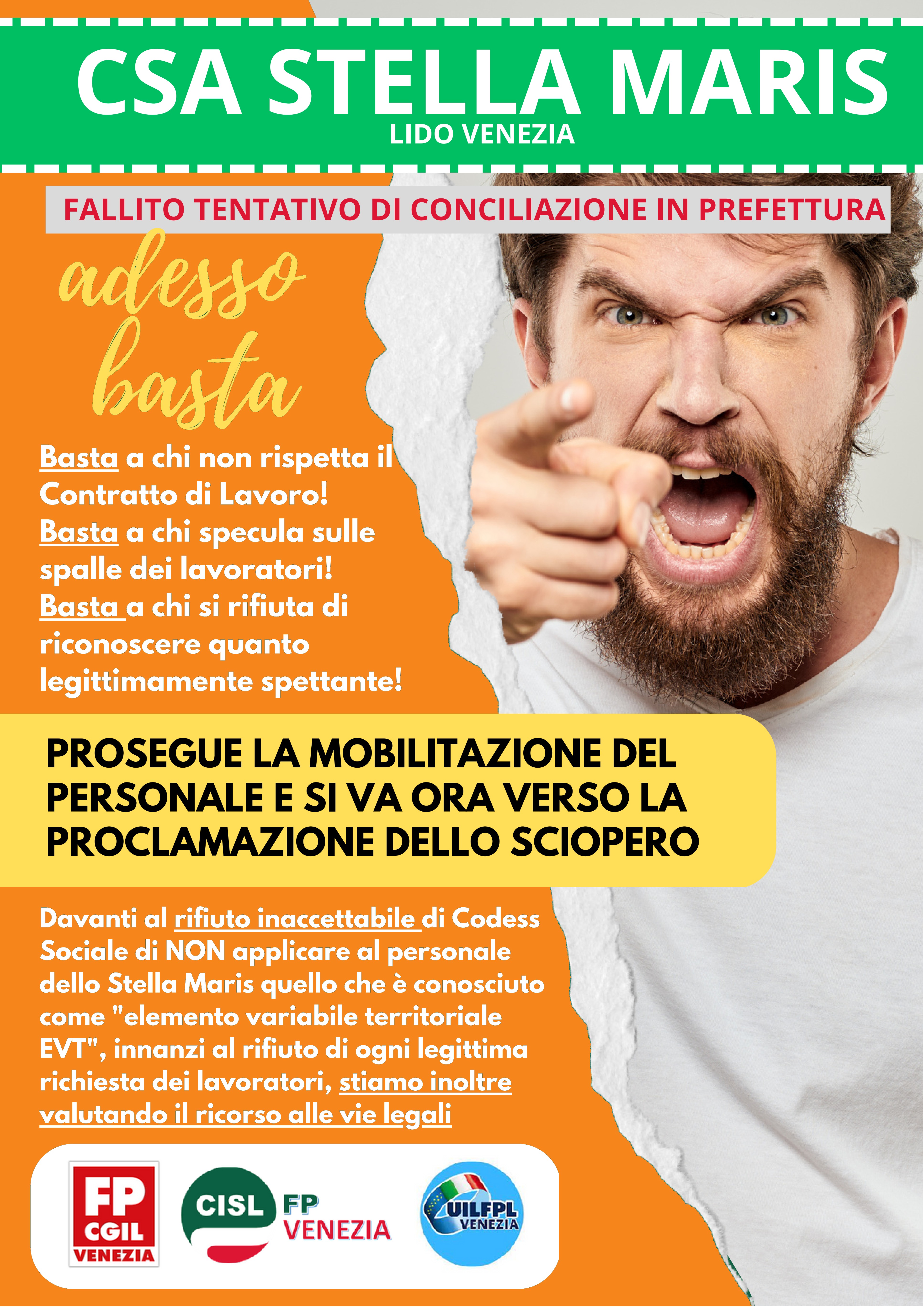 VERTENZA CODESS FALLITO IL TENTATIVO DI CONCILIAZIONE IN PREFETTURA SI VA VERSO LO SCIOPERO