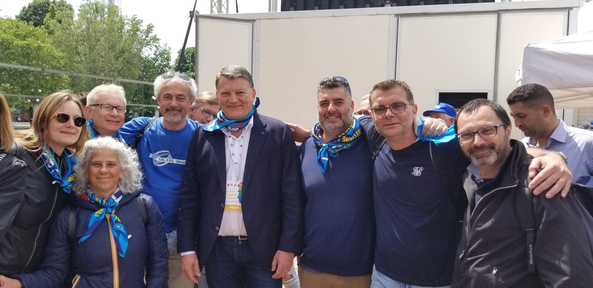 MILANO 13 MAGGIO – UIL FPL VENEZIA PRESENTE ALLA MANIFESTAZIONE PER UNA NUOVA STAGIONE DI LAVORO E DEI DIRITTI